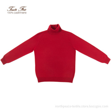 Cashmere men's turtleneck long sleeve pullover sweater